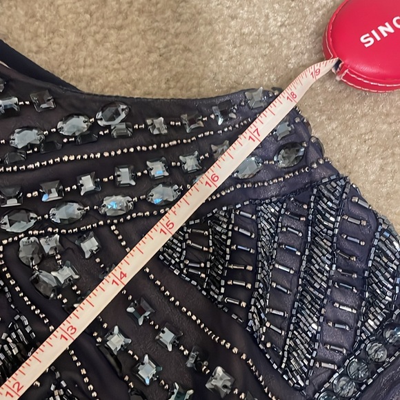 ✨Open to Offers✨JS Collections Navy Blue Gown - Picture 13 of 13